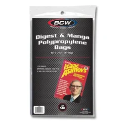 BCW Digest & Manga Bags (100)