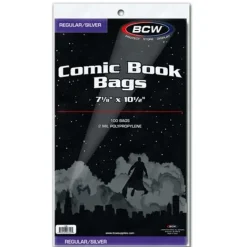 BCW Silver Regular Comic Bags (100)