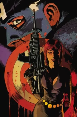 Captain America And Black Widow