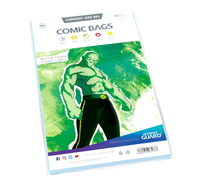 Current Size BIG Comic Bags (100)