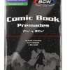 Premade Reselable Silver Age Bag and Board (50)