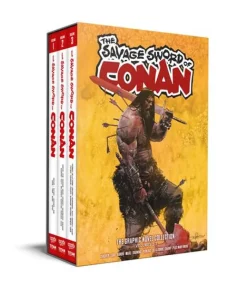 Savage Sword Of Conan Slipcase Set DM Ed Gerardo Zaffino Cover HC ( 1-3)