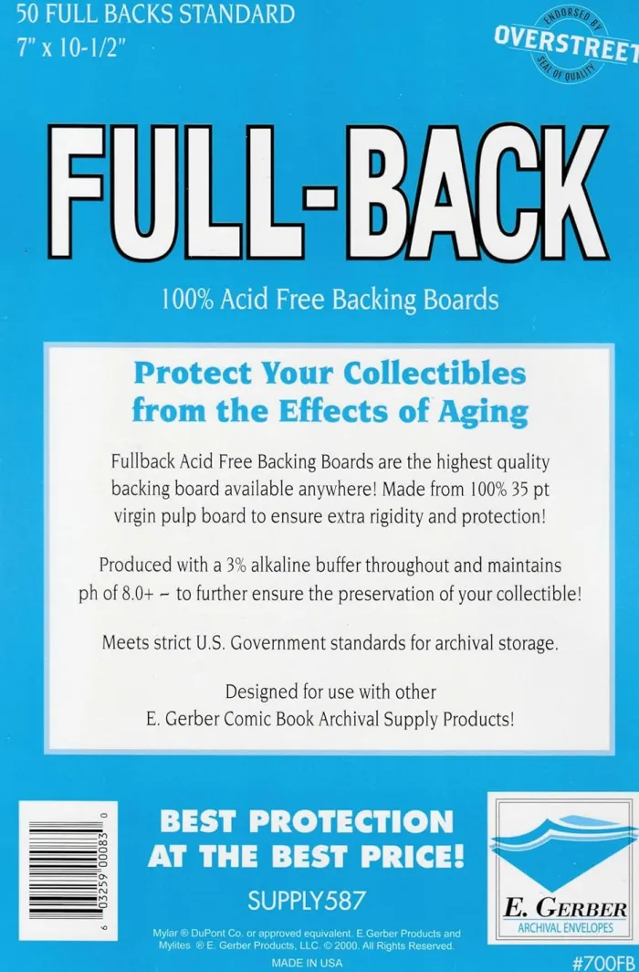 Standard Size Backing Boards (50)