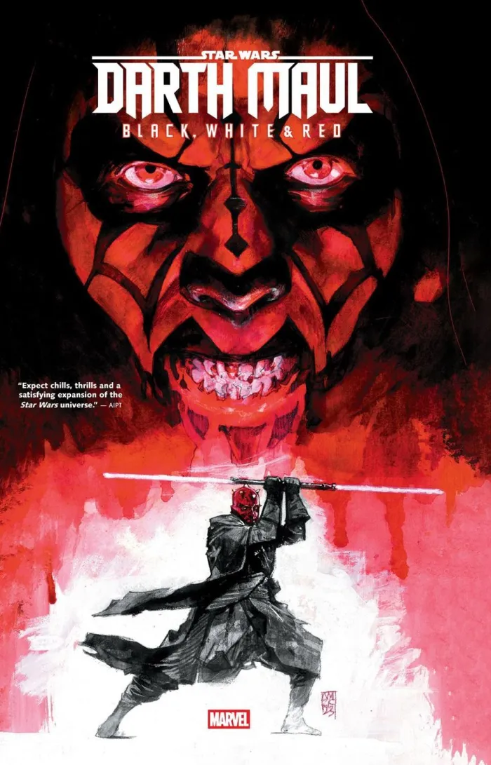 Star Wars Darth Maul Bw & Red Treasury Edition
