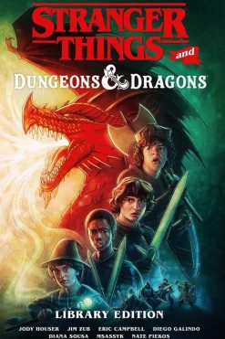 Stranger Things and Dungeons & Dragons Library Edition