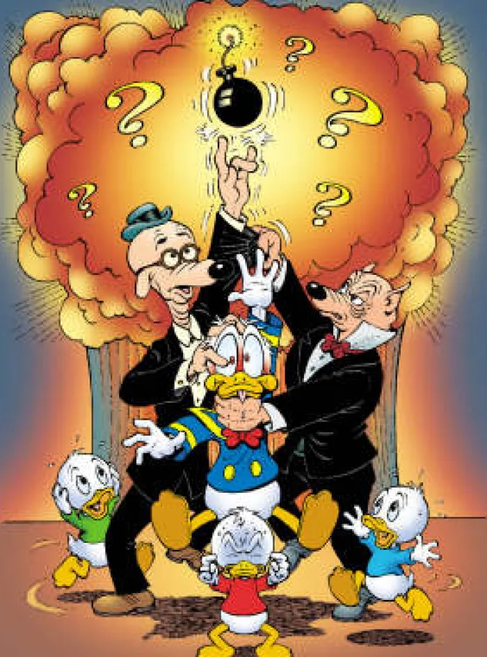 The Barks/Rosa Collection: v. 2: Donald Duck Adventures - Donald Duck's Atom Bomb AND The Duck Who Fell to Earth